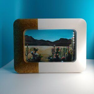 The way to Las Vegas, 4x6 Art print, cactus, colorful cactus flowers, desert